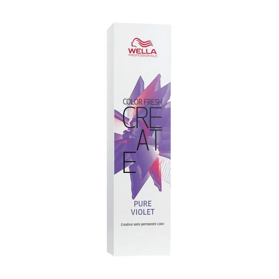 Відтінкова фарба для волосся Wella Professionals Color Fresh Create для створення яскравих кольорових ефектів Pure Violet, 60 мл